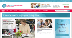 Desktop Screenshot of myageingparent.com
